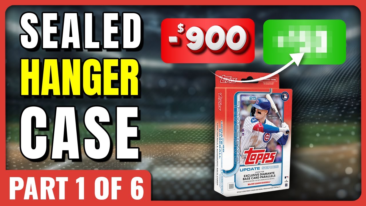 🚨 FULL CASE PROFIT CHALLENGE🚨 2025 TOPPS UPDATE HANGER CASE - PART 1 OF 6