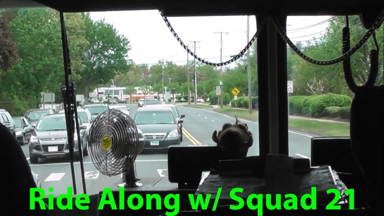 *Ride Along - Great Siren Usage* Thompsonville, CT Fire Department Squad 21 Responding