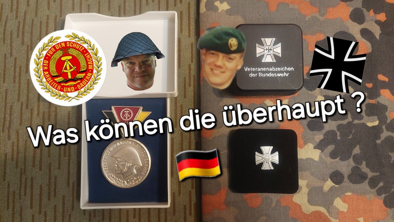 NVA vs. BW Reservisten - / Veteranenabzeichen gegenüber gestellt.. 💁🏼‍♂️