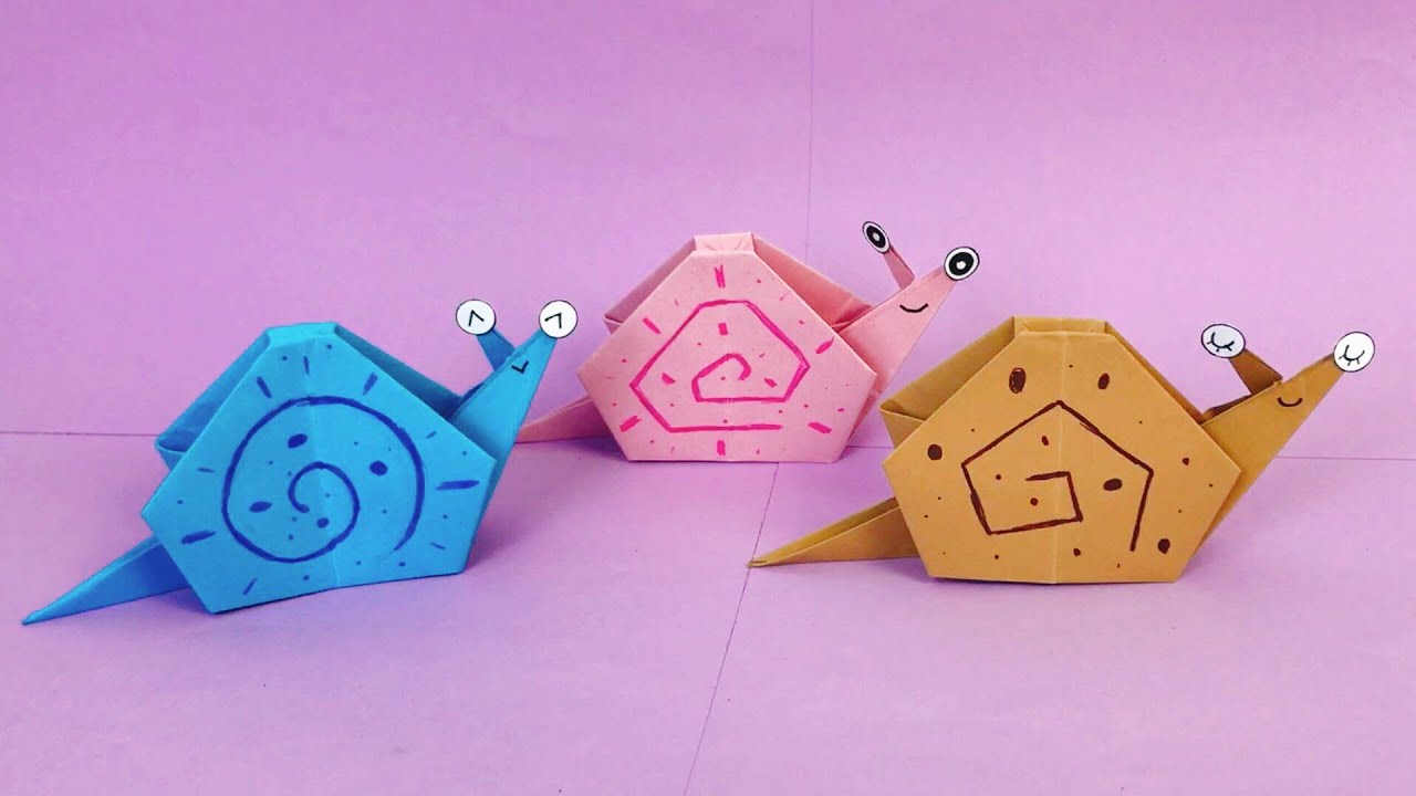 DIY Paper Snail crafts | Поделки из бумажных улиток своими руками #shorts