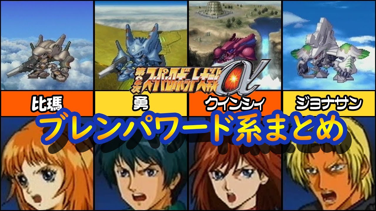 【第2次α】第2次スーパーロボット大戦α ブレンパワード系 戦闘シーン集 