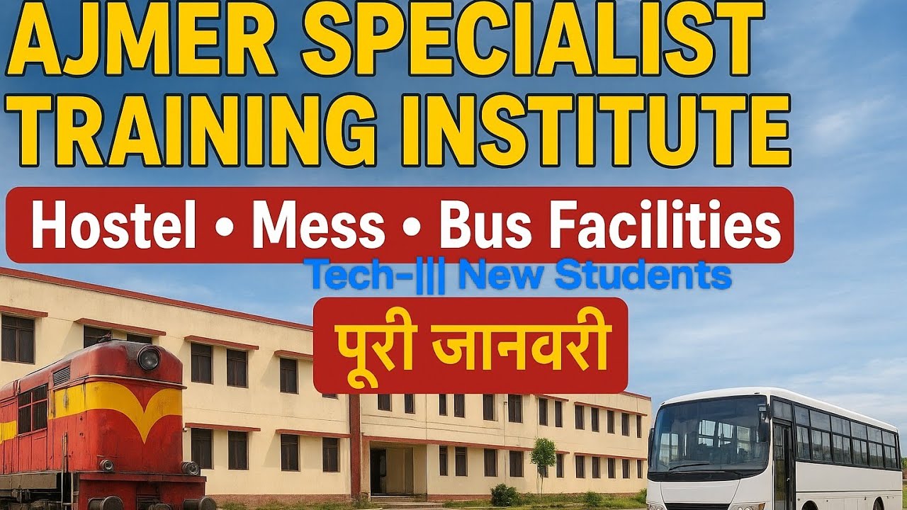 RRB Ajmer Tech-3 , STI , New students, Division-jodhpur, Ajmer, Bikaner|| Ayan Pilot74||