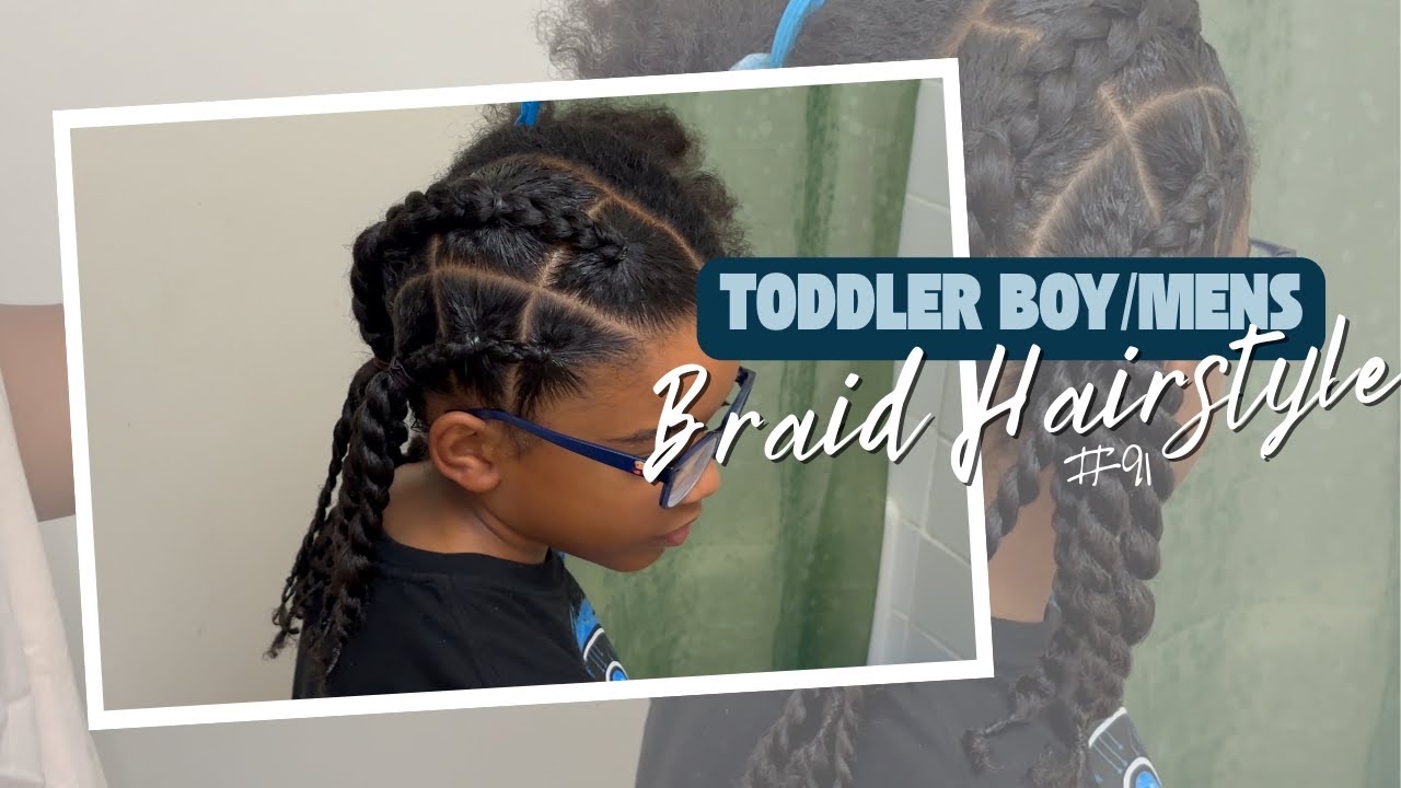 TODDLER BOY HAIRSTYLE 91 | KIDS PROTECTIVE HAIRSTYLE | NATURAL HAIR CARE | CURLY HAIR | HOW TO BRAID