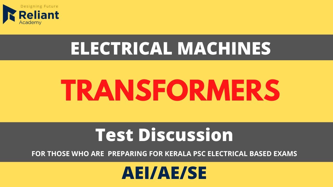 Question paper  discussion - Electrical Machines(Transformers)