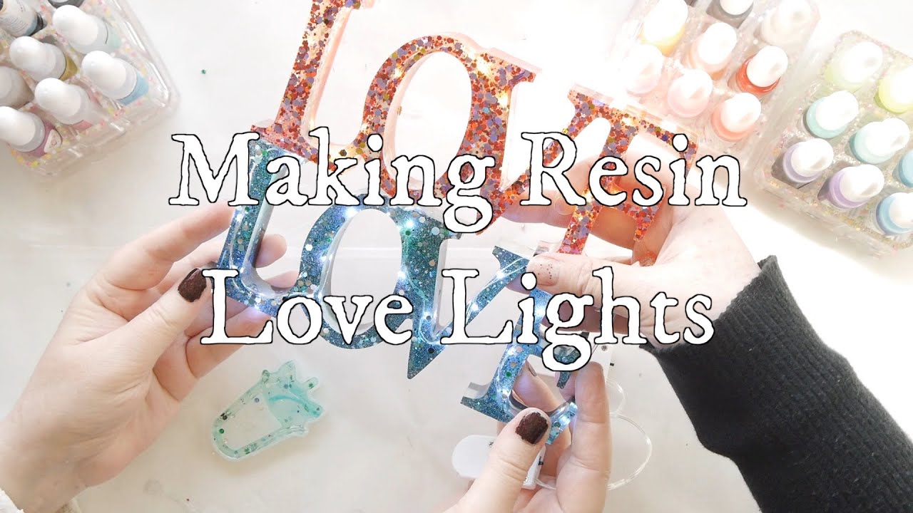 Making Resin Love Lights