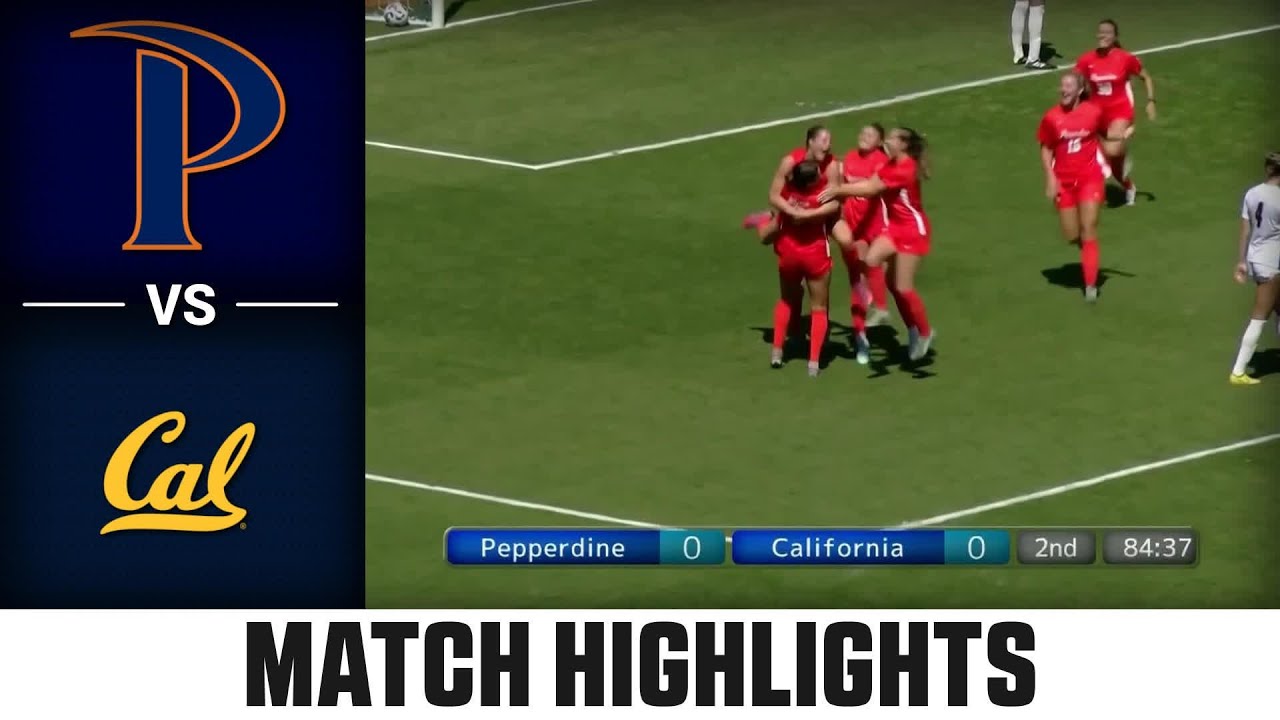 Pepperdine vs. California Match Highlights | 2025 ACC Women's Soccer