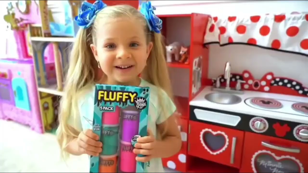 Diana have five slimes(funny effects) sponsor by previous 2 effect