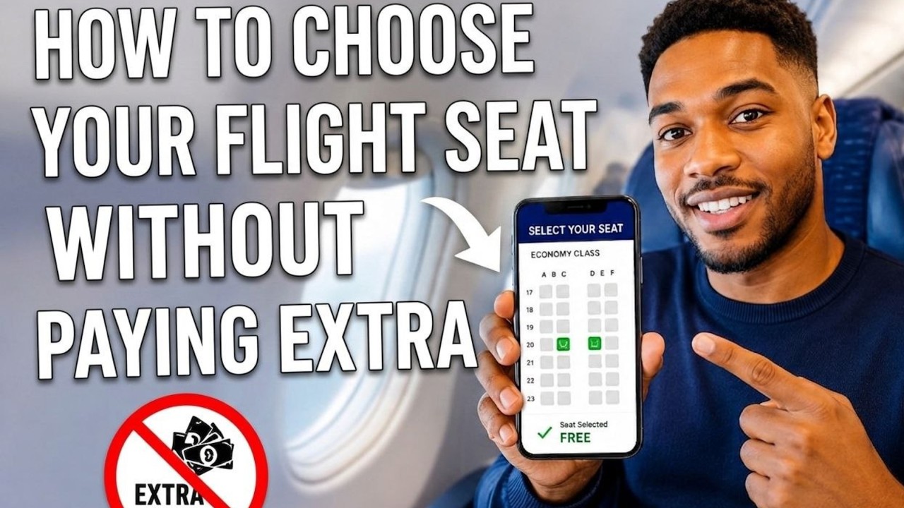 How To Choose Your Flight Seat Without Paying Extra