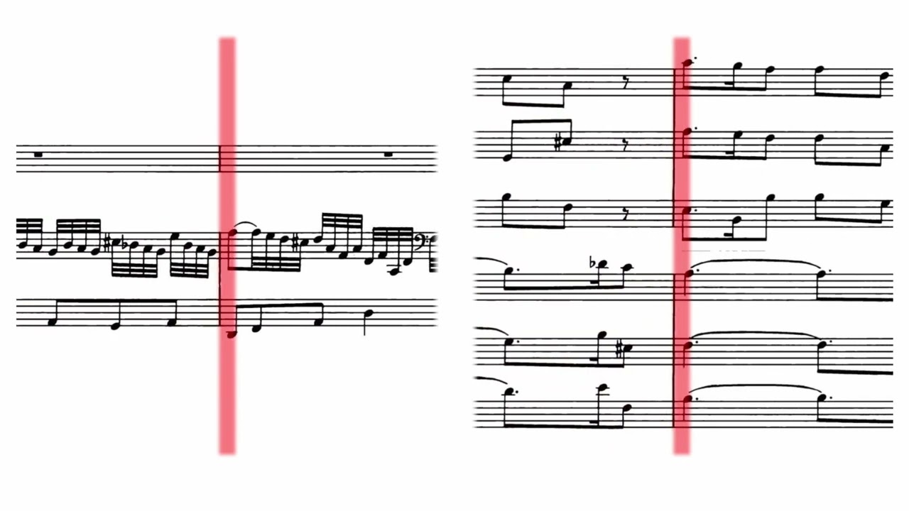 Bwv 35 Geist und Seele wird verwirret (scrolling score)
