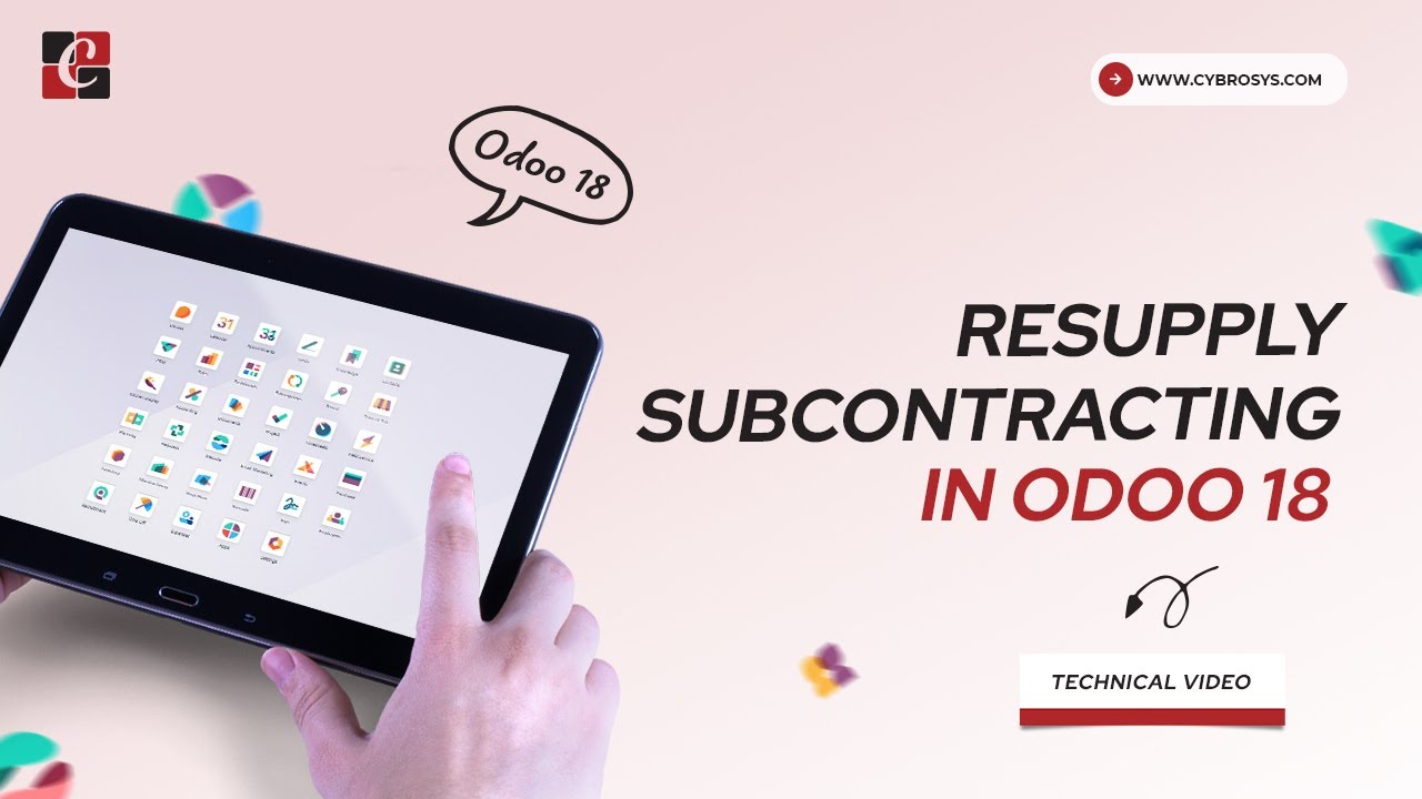 Как управлять субподрядными поставками в Odoo 18 | Обучающие материалы по производству в Odoo 18 ...
