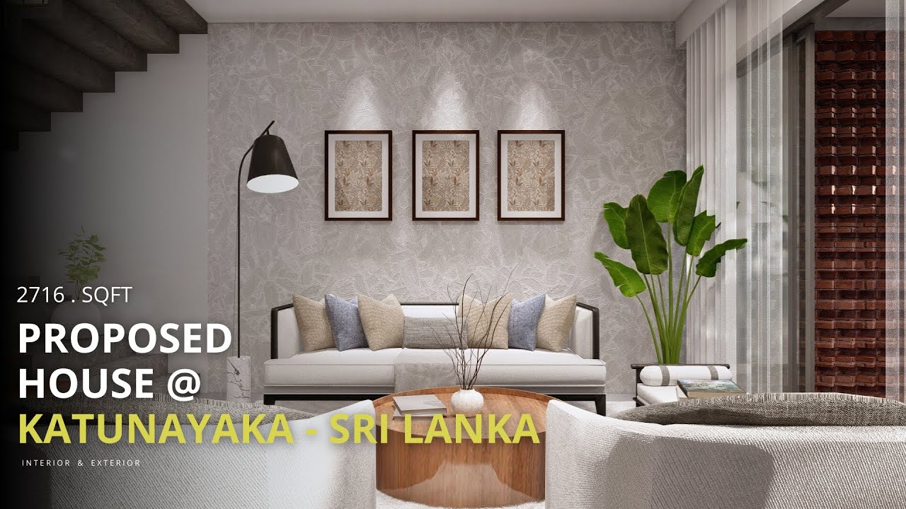 Proposed Two Story House @ Katunayaka - Sri Lanka | 2716 sqft