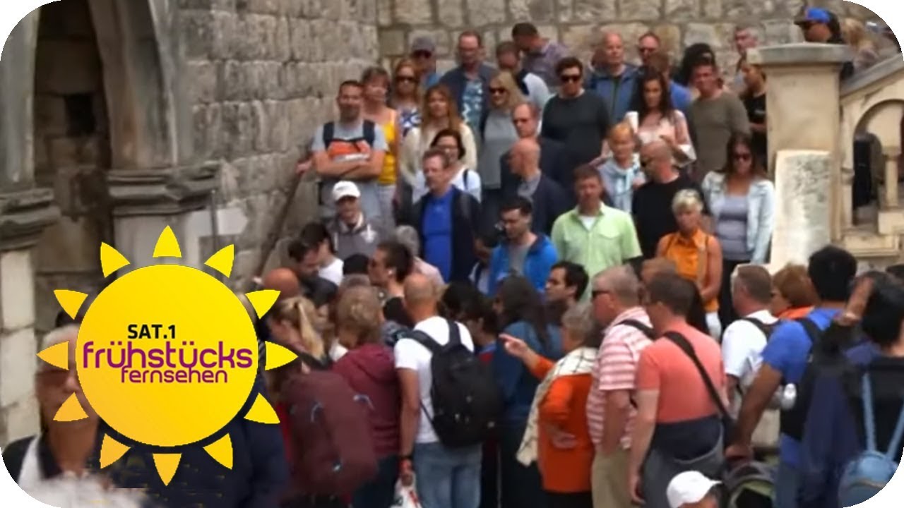 Dubrovnik der Tourismus-Alptraum: Wegen Überfüllung in Wohnung bleiben? | SAT.1 Frühstücksfernsehen