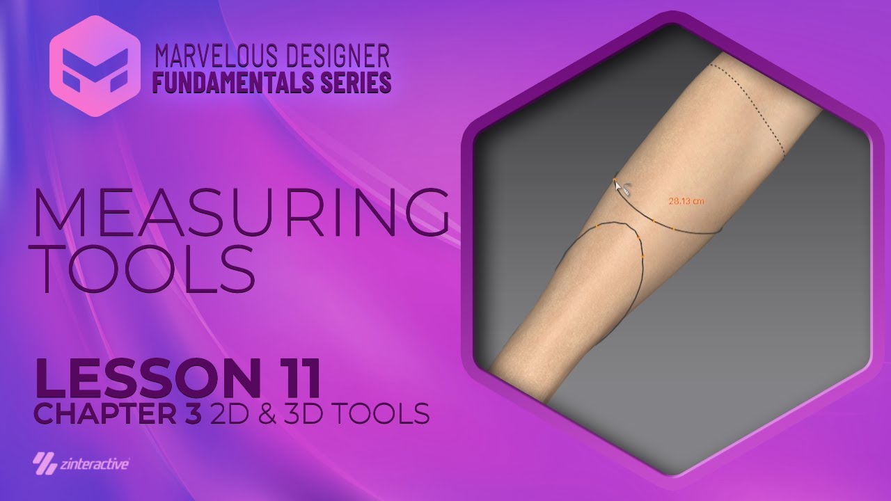 Measuring Tools | Lesson 11 | Chapter 3 | Marvelous Designer Fundamentals