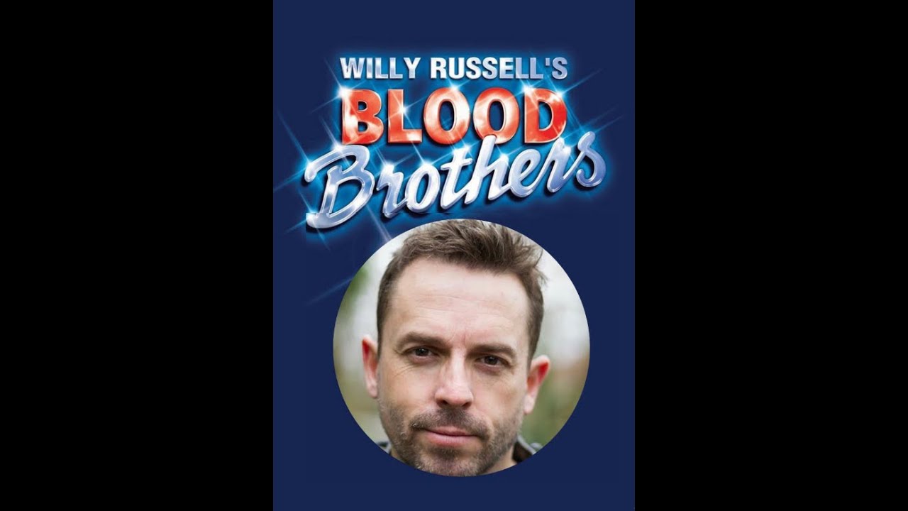 Sean Jones 'Blood Brothers soeaking to Andy Snowden 105 Calon FM