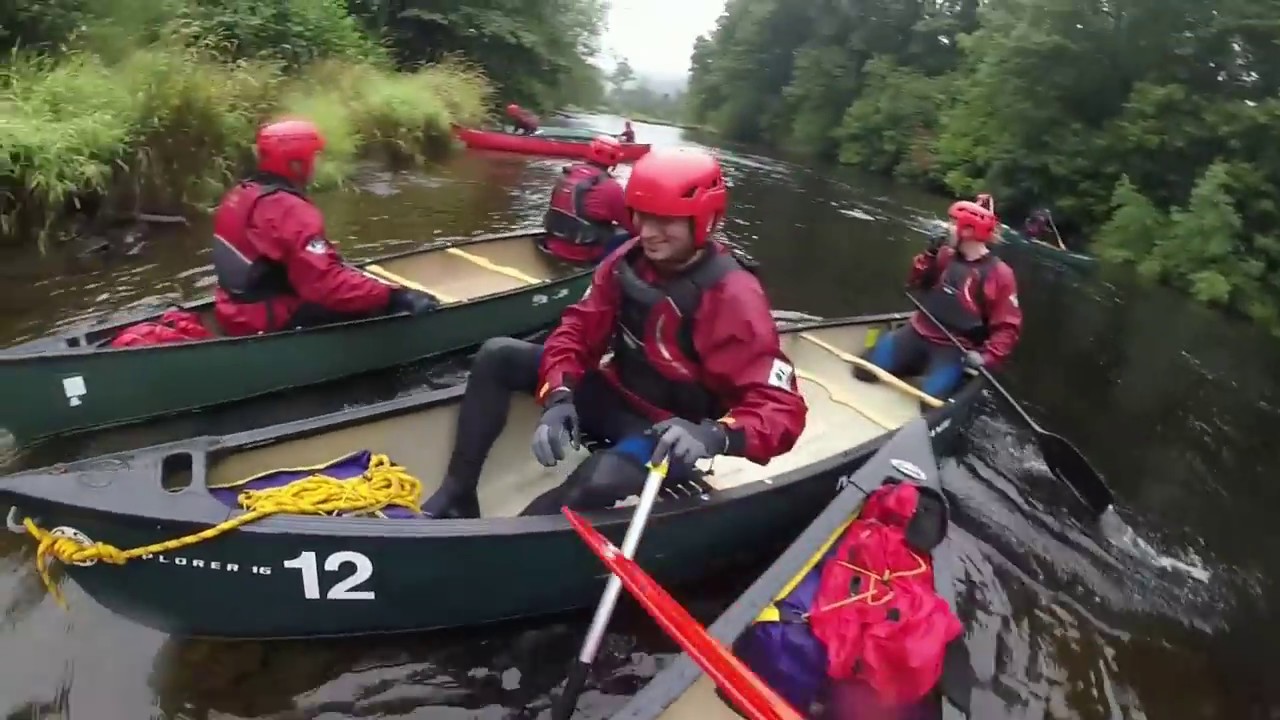 Canoeing day 1 Wales
