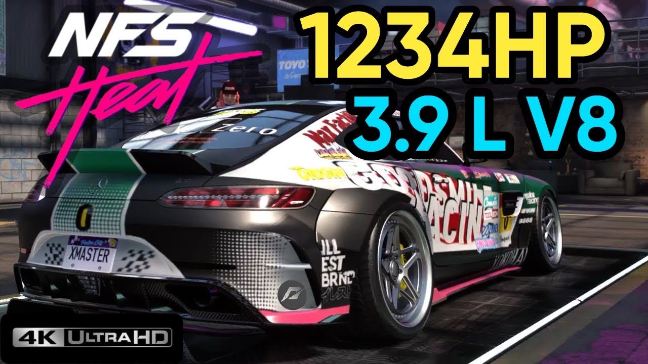 Mercedes-AMG GT 2015 in NFS Heat | Brutal V8 Max Build & Customization