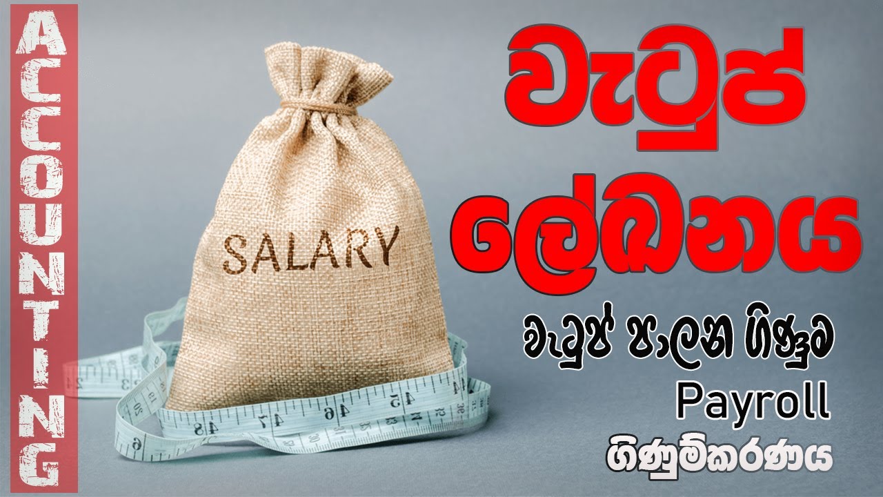 Payroll in Sinhala | වැටුප් ලේඛනය | වැටුප් පාලන ගිණුම | Accounting Sinhala | Accounting Bro