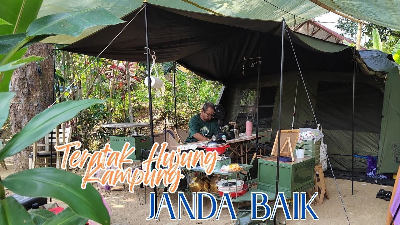 VIBE SEJUK DI JANDA BAIK,PAHANG | TERATAK HUJUNG KAMPUNG CAMPSITE