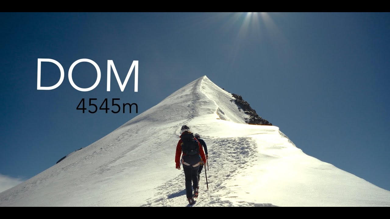 Climbing Dom - One of Switzerlands highest Peaks