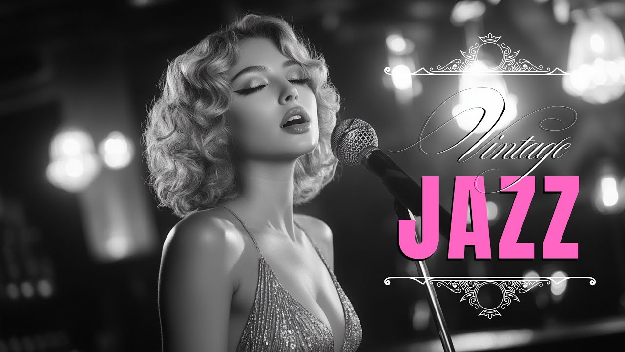 Nostalgiczny Jazz Lounge 🥂 Klasyczny Bar z lat 40. & Gładkie Melodie 🎷 Idealne do Relaksu i Nauki