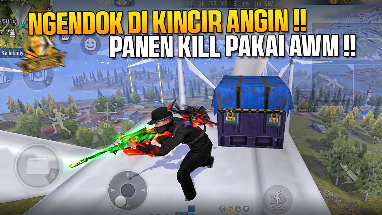 NGENDOK DI KINCIR ANGIN ENAK BANGET SEKARANG PAKAI SANTINO!! AUTO BOOYAH PANEN KILL