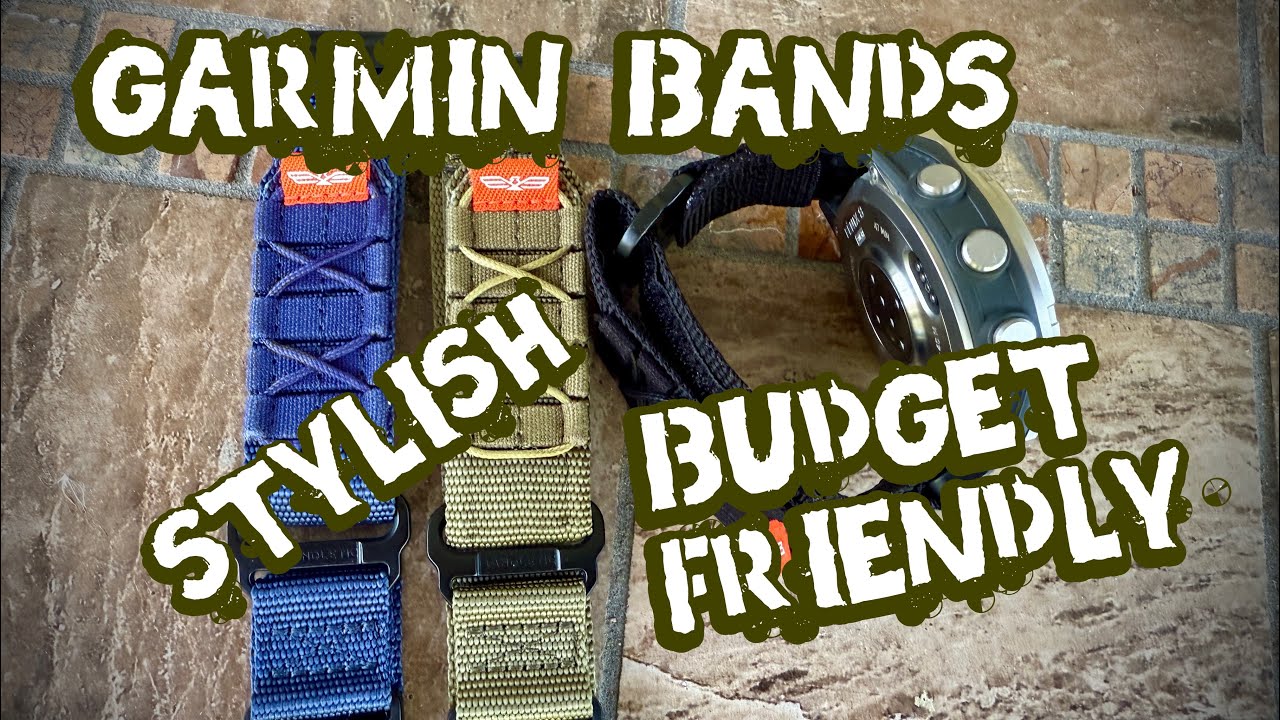 Garmin Watch Replacement Bands by Bandletic (also for Apple & Samsung)