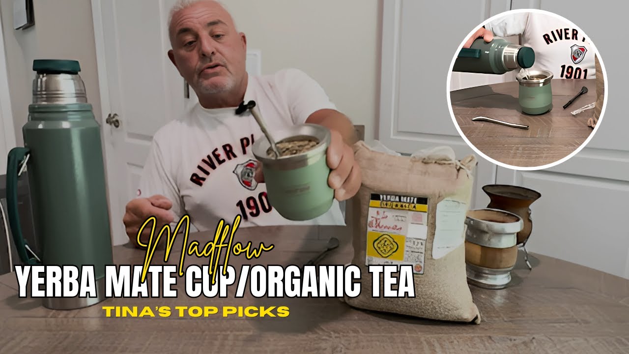 Having A Mate With My Madflow Yerba Mate Cup & My Organic Tea