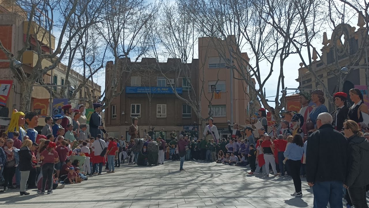 Trobada de gegants al Prat de Llobregat (Delta) Balls Finals (12/3/2023)