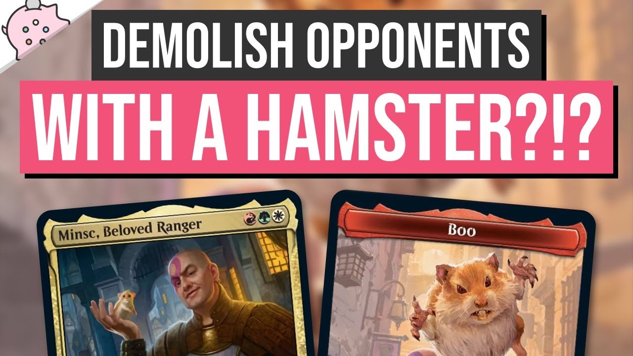 Demolish Opponents with a Hamster! | Minsc Beloved Ranger | D&D Forgotten Realms Spoiler | MTG | EDH