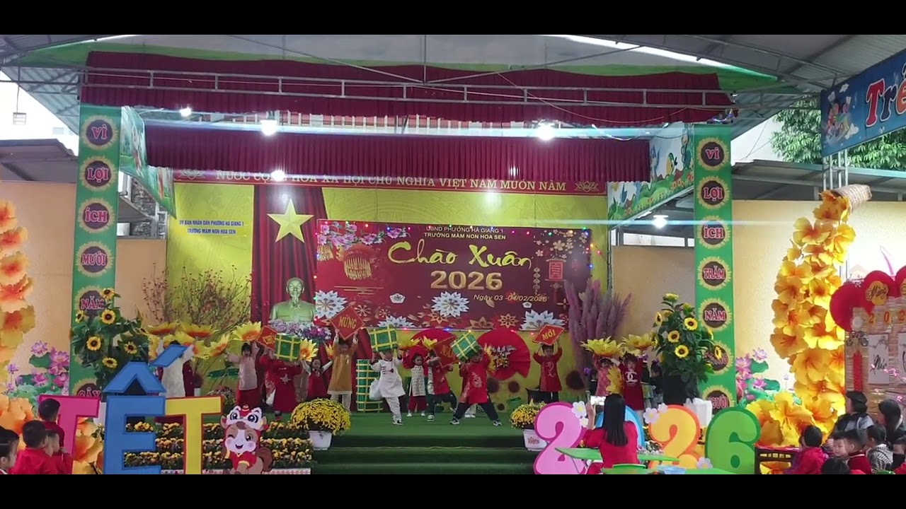 Chào xuân 2026. Cuội 5 tuổi B