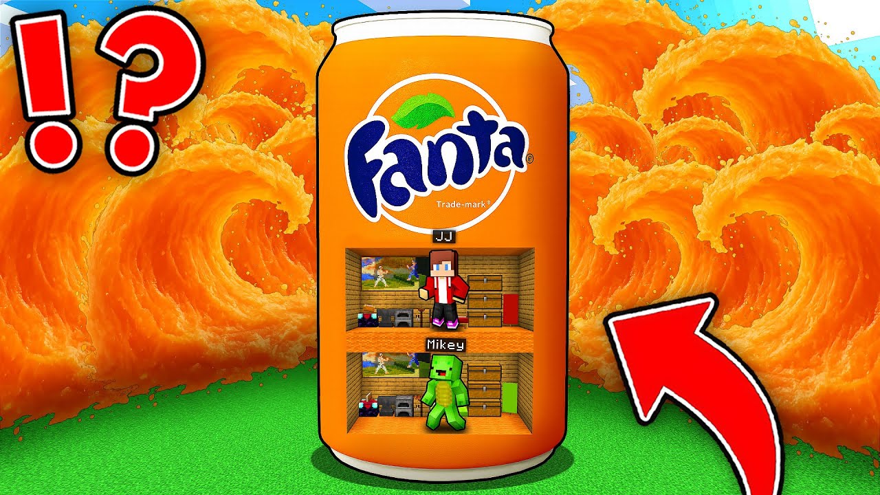 SECRET TSUNAMI vs. Mikey & JJ FANTA Bunker in Minecraft ! (Maizen)