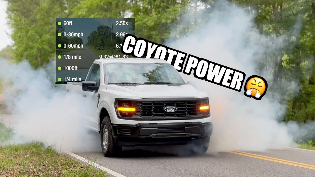TESTING HOW FAST BRAND NEW 2024 F150 REALLY IS! + MY DADS REACTION TO 4x4 LAUNCH!