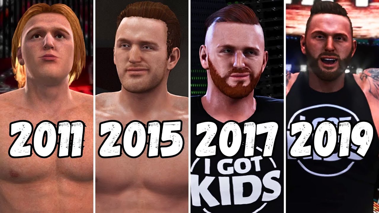 Evolution of Heath Slater Entrance 2011 -2019 - WWE Games
