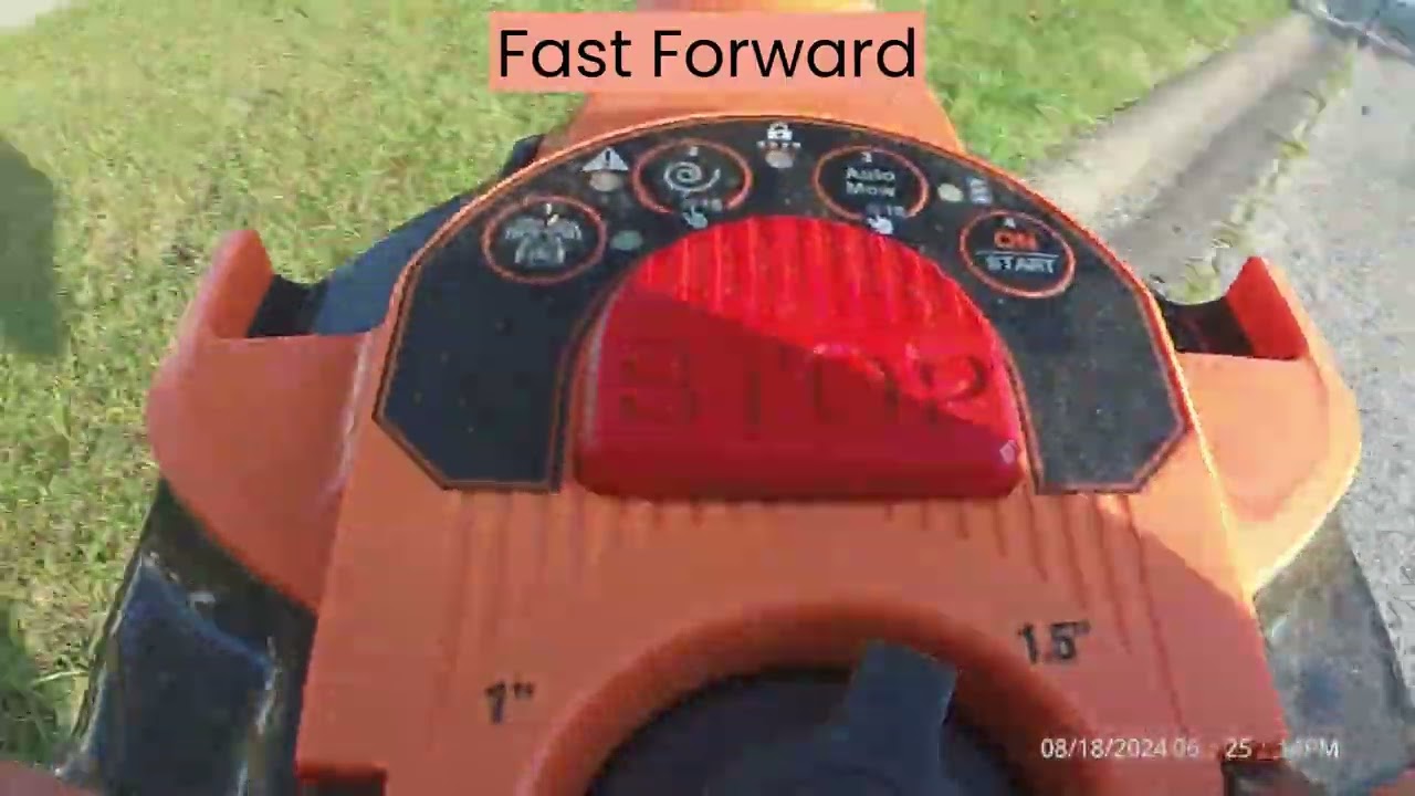 LawnMaster OcuMow™ Robot Lawn Mower (VBRM601YCM): Testing a robot-mounted camera