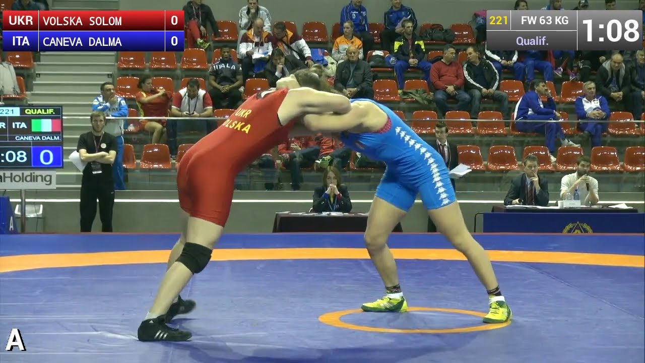 Qualification FW - 63 kg: CANEVA  Dalma (ITA) df. Solomiya  VOLSKA (UKR), 6-2