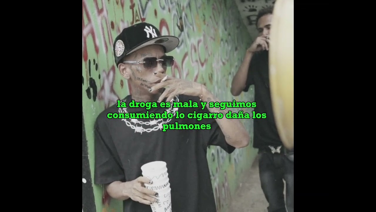 La Droga E Mala (Video Lyrics) letras 