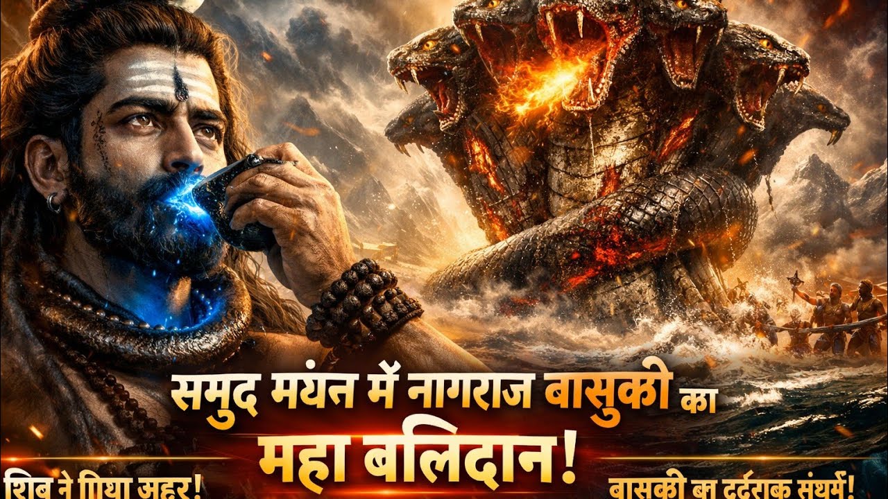 Nagraj Vasuki: The Most Powerful Serpent in Hindu Mythology | वासुकी नाग की असली कहानी