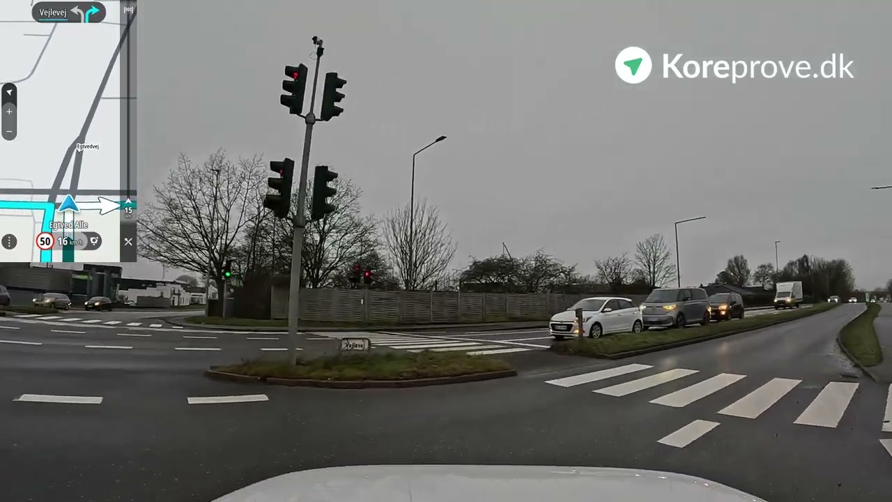 Køreprøve rute Kolding - Kolding Bramdrupdam