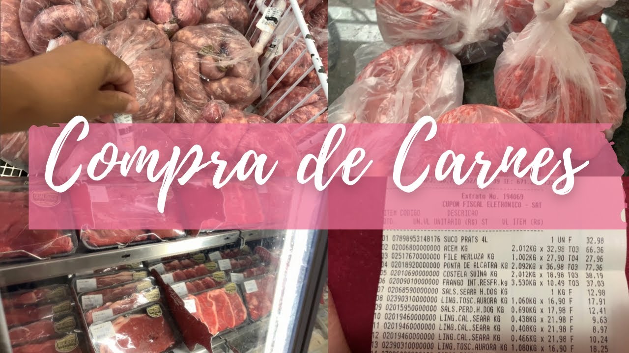 COMPRAS DE CARNES DO M&Ecirc;S DE SETEMBRO DE 2021 COM VALORES / MAIS ORGANIZANDO AS CARNES