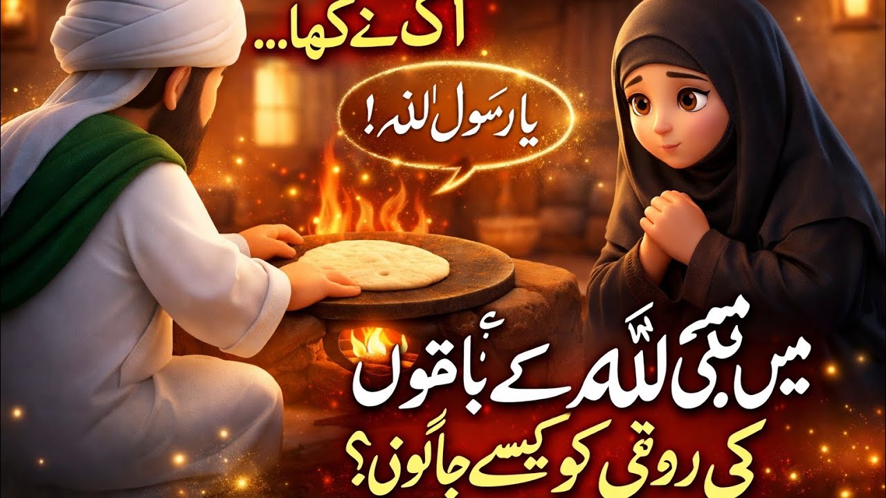 Nabi (slw) Ke Mubarak Hataon se Bani Roti Ko Aag Ne Kiyon Nahi jalaya 