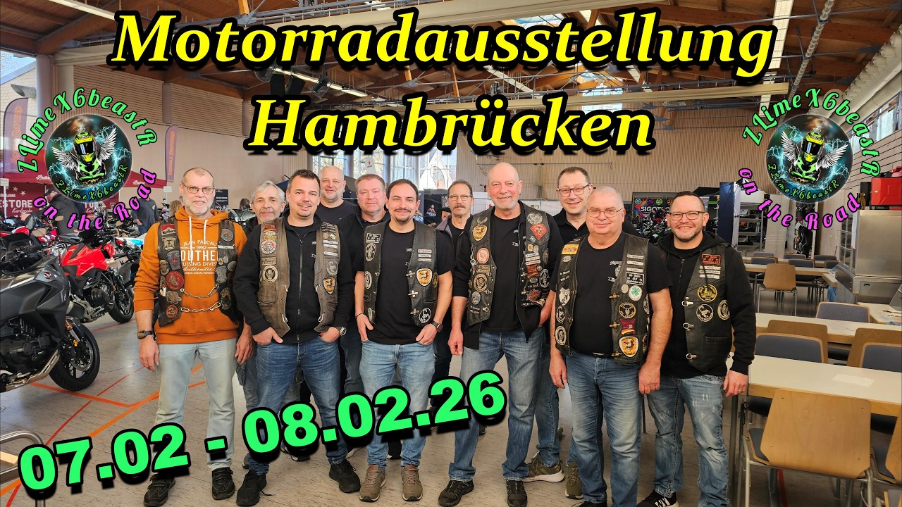 Motorradausstellung Hambrücken, klein aber WOW mit vielen Händlern.
