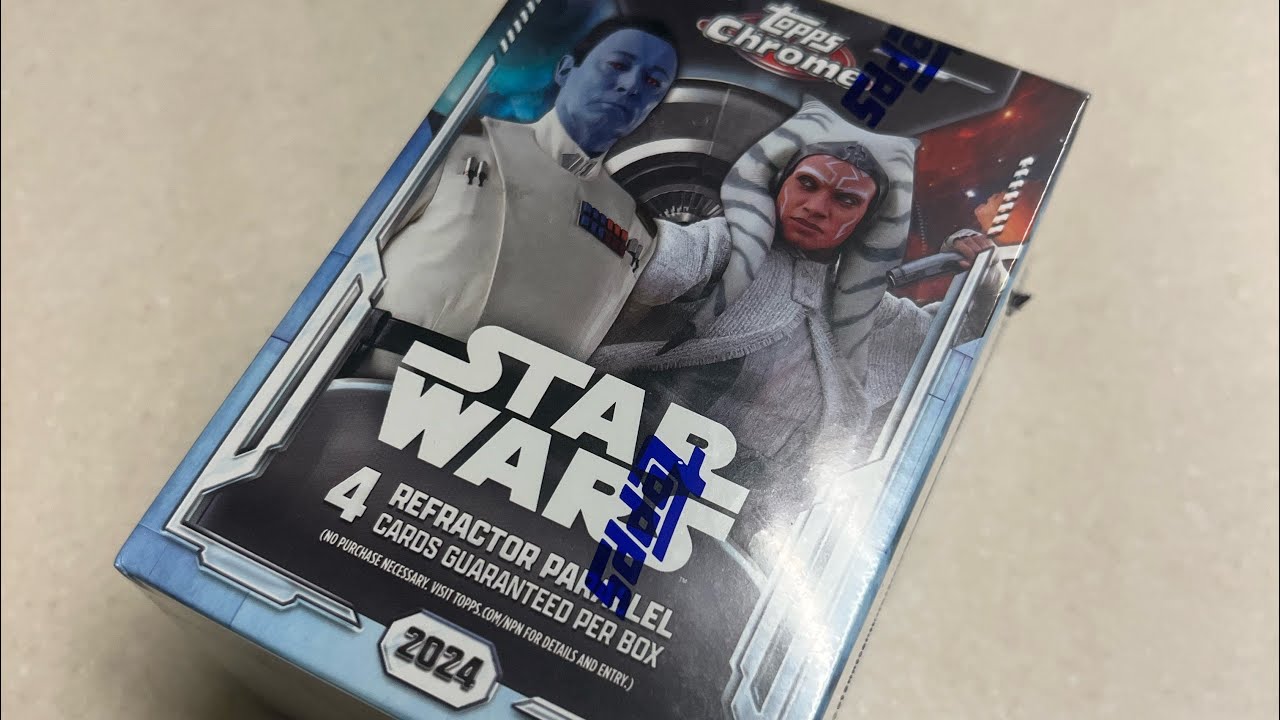 2024 Topps Chrome: Star Wars Blaster Box - Release Day Unboxing‼️