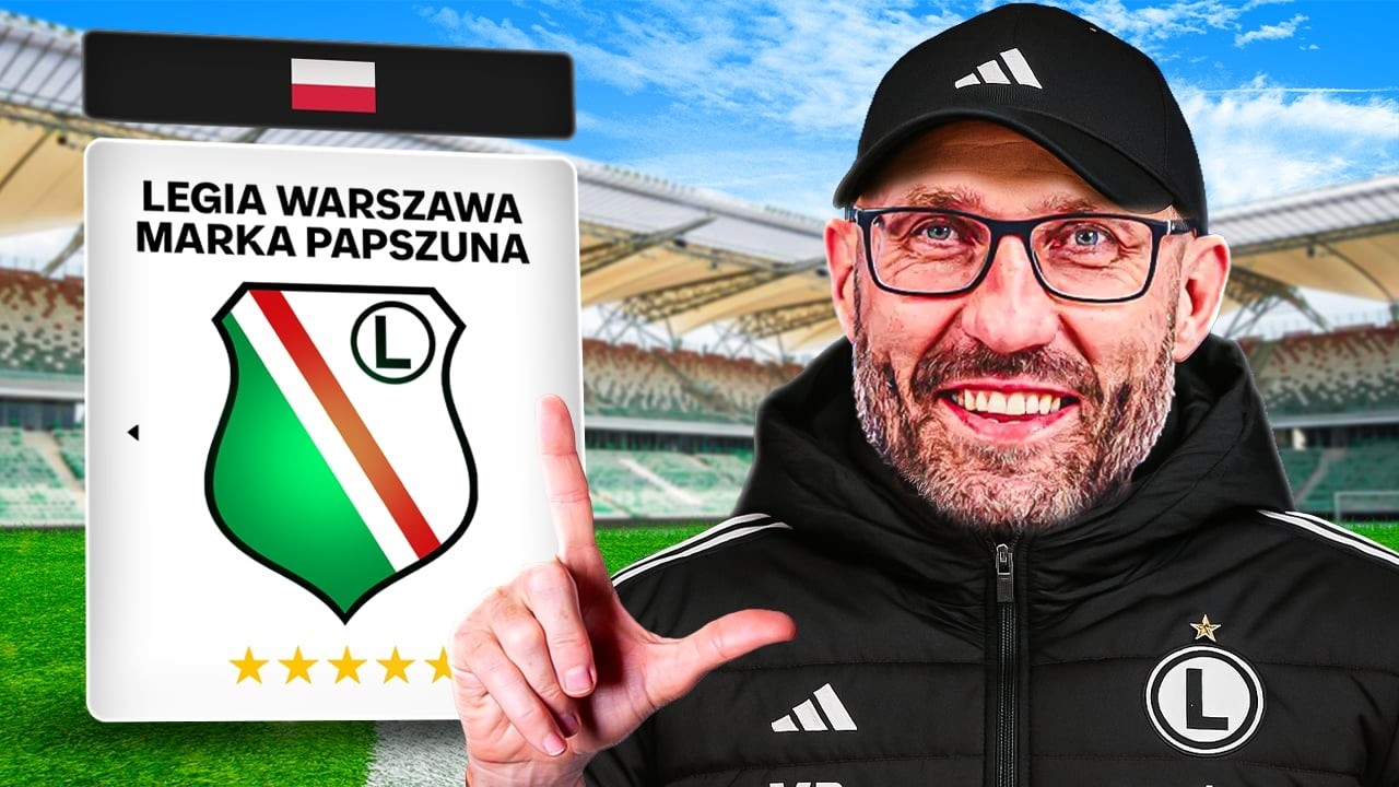 Zbudowałem NOWĄ Legię Warszawa MARKA PAPSZUNA i wygrałem... 🏆