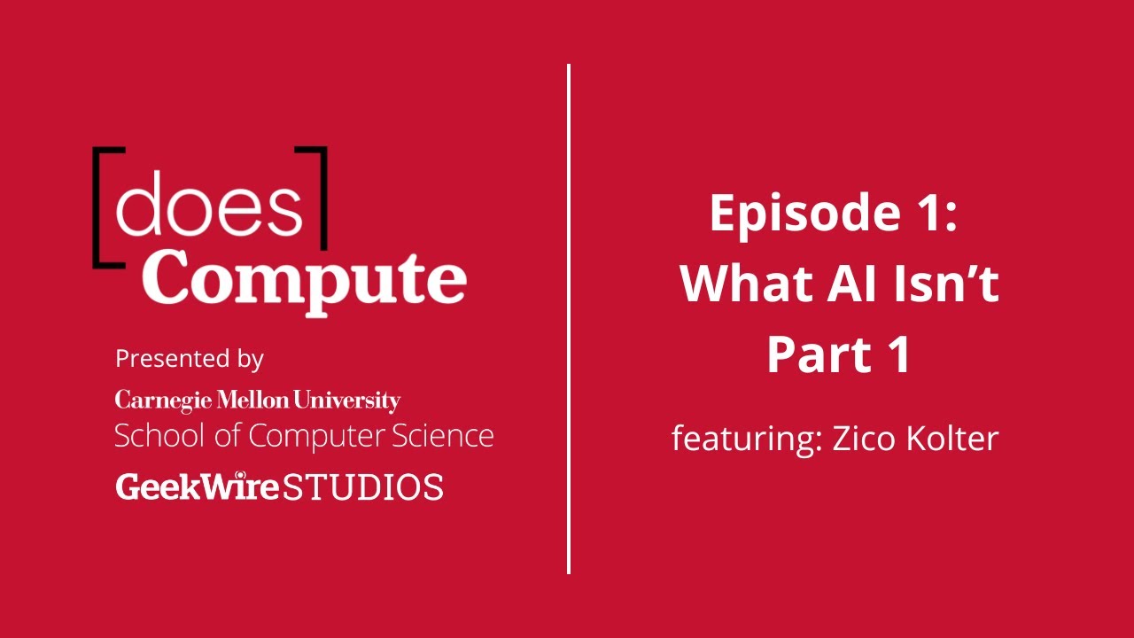 Does Compute | What AI Isn't, Part I