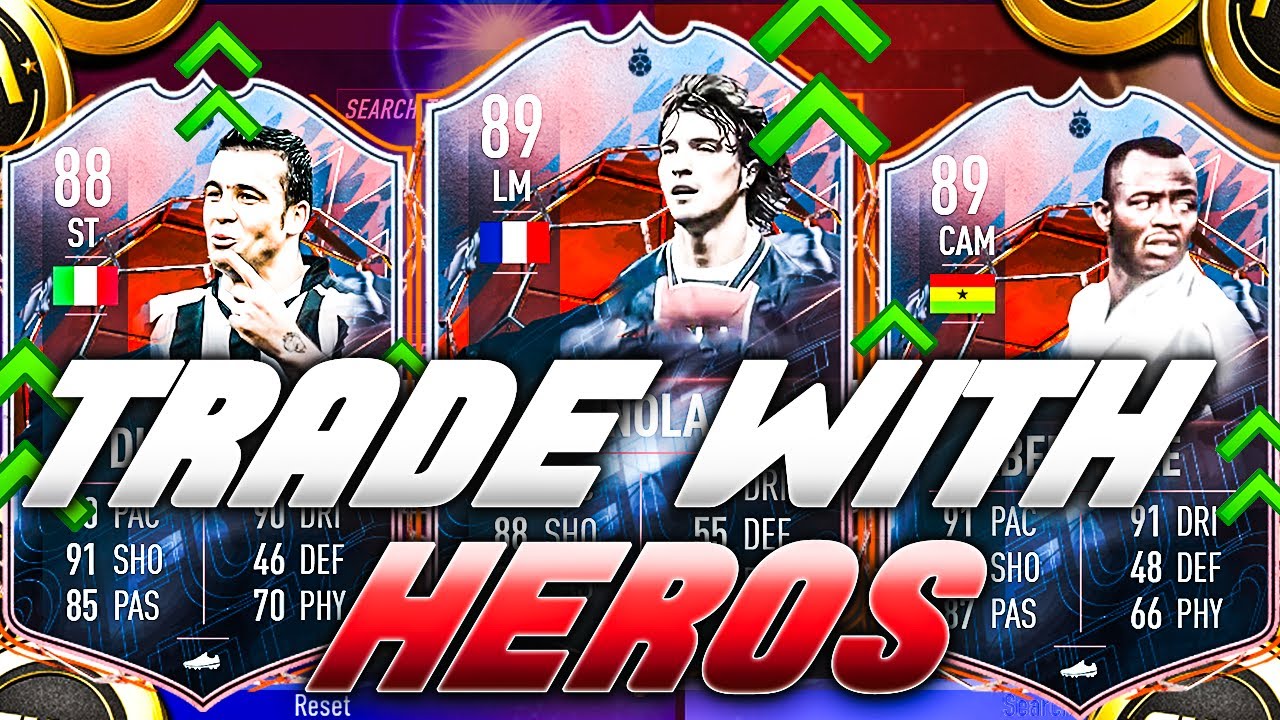 HOW TO TRADE WITH HERO CARDS IN FIFA 22! BEST TIME TO BUY/SELL!! PRICE FLUCTUATION!