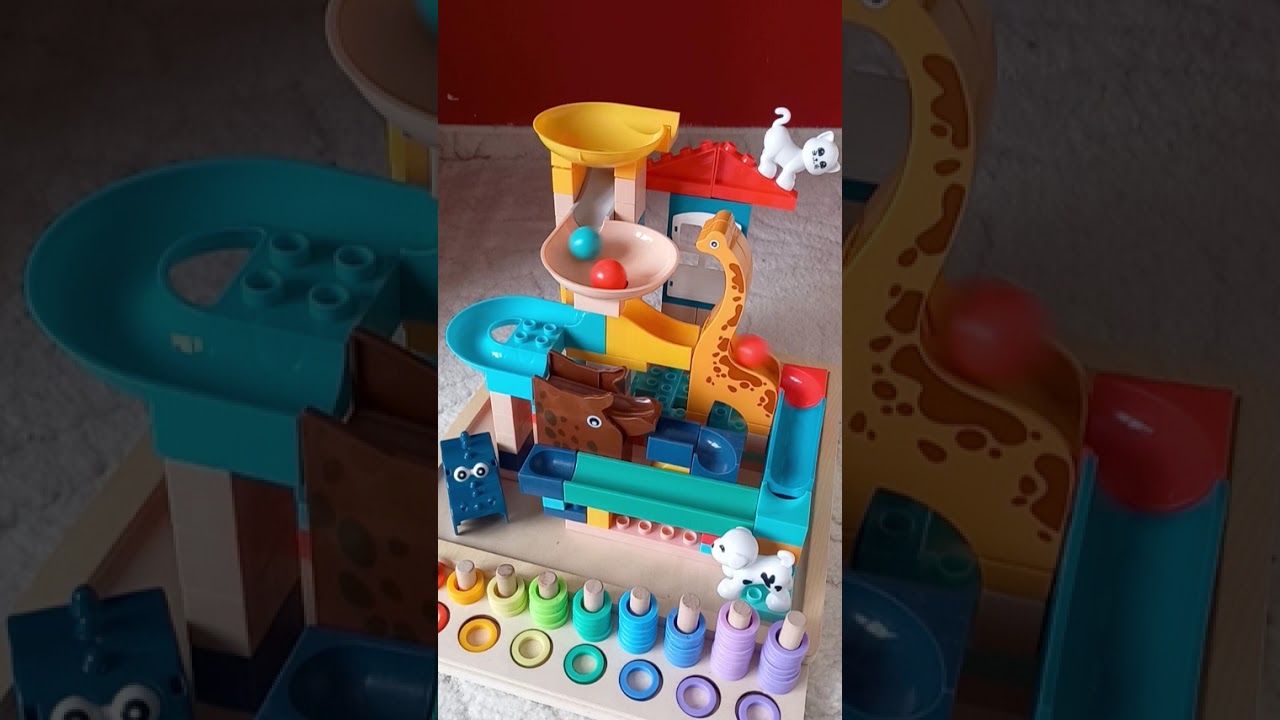 🌈Marble Run colorful track🌈