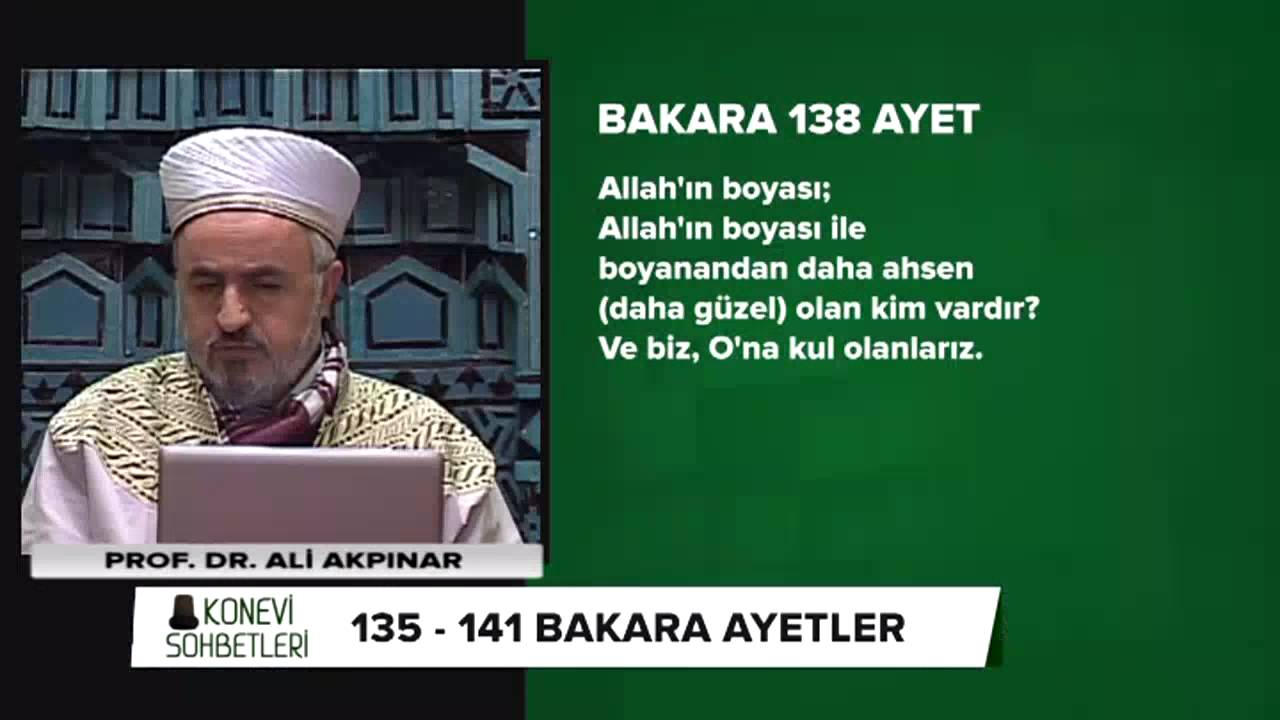 Tefsir Dersleri (Bakara Suresi 135-141 Ayetler)