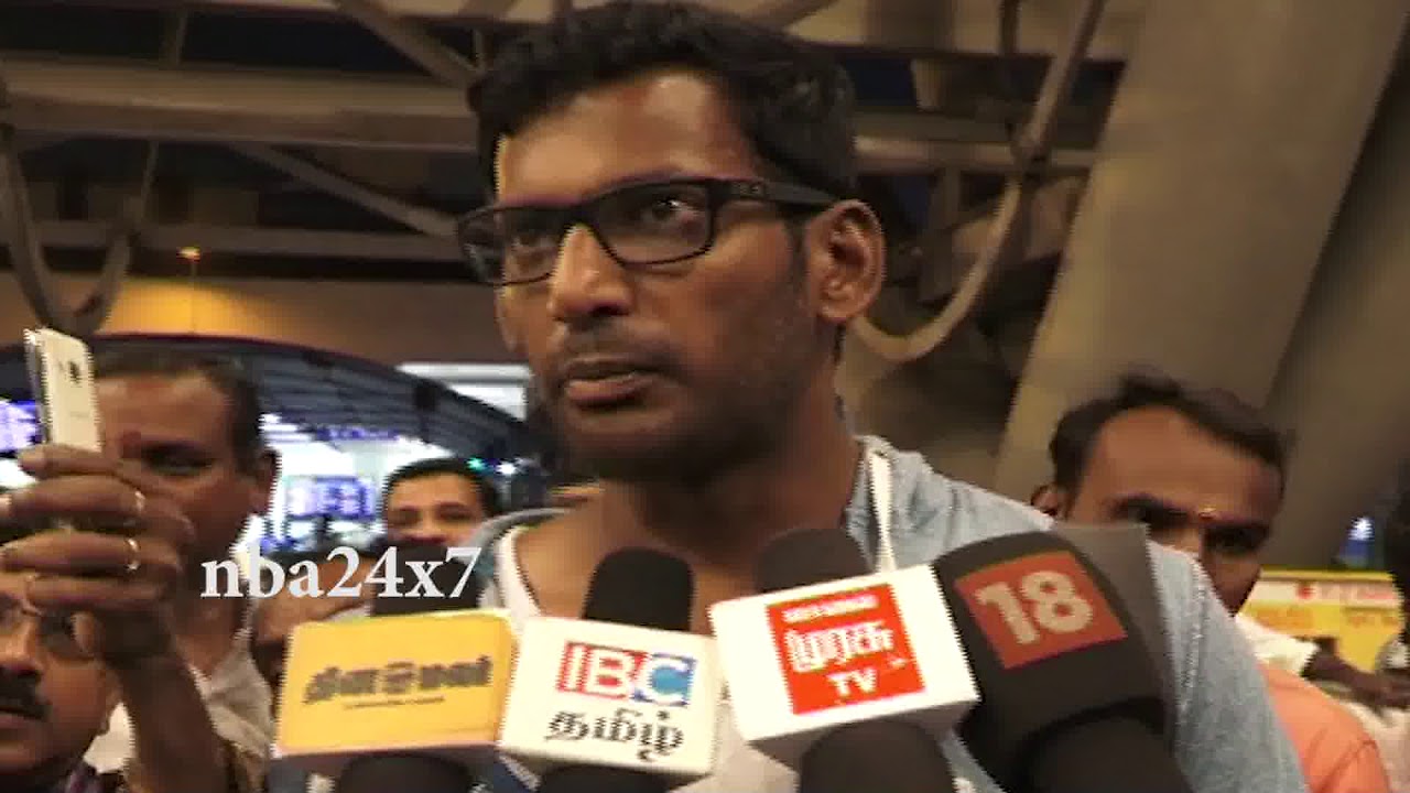 Actor Vishal about Transport workers strike  | nba 24x7