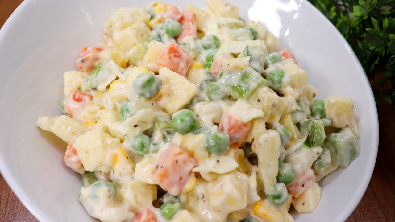 Russian Salad Recipe | Best Healthy Tasty Salad Recipe | Eid Special Salad