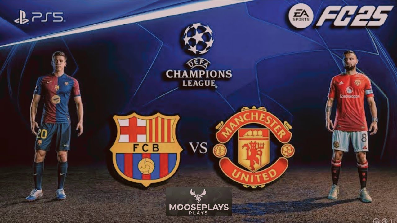 FC 25 - Barcelona vs Manchester United - UEFA CHAMPIONS LEAGUE FINALS 24/25 | Full Match Gameplay